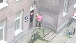 Bang young couple in public